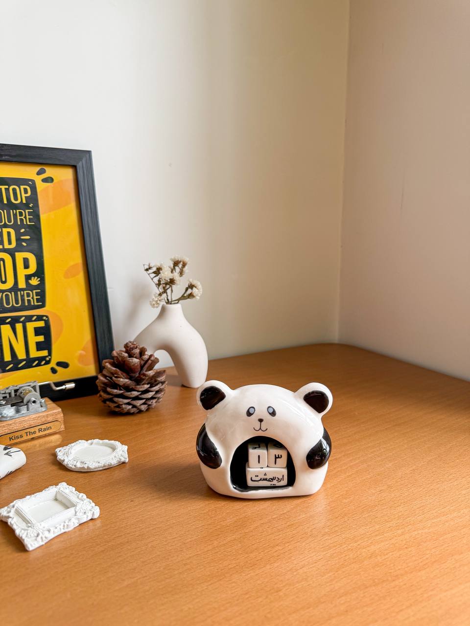 تقویم سرامیکی طرح پاندا